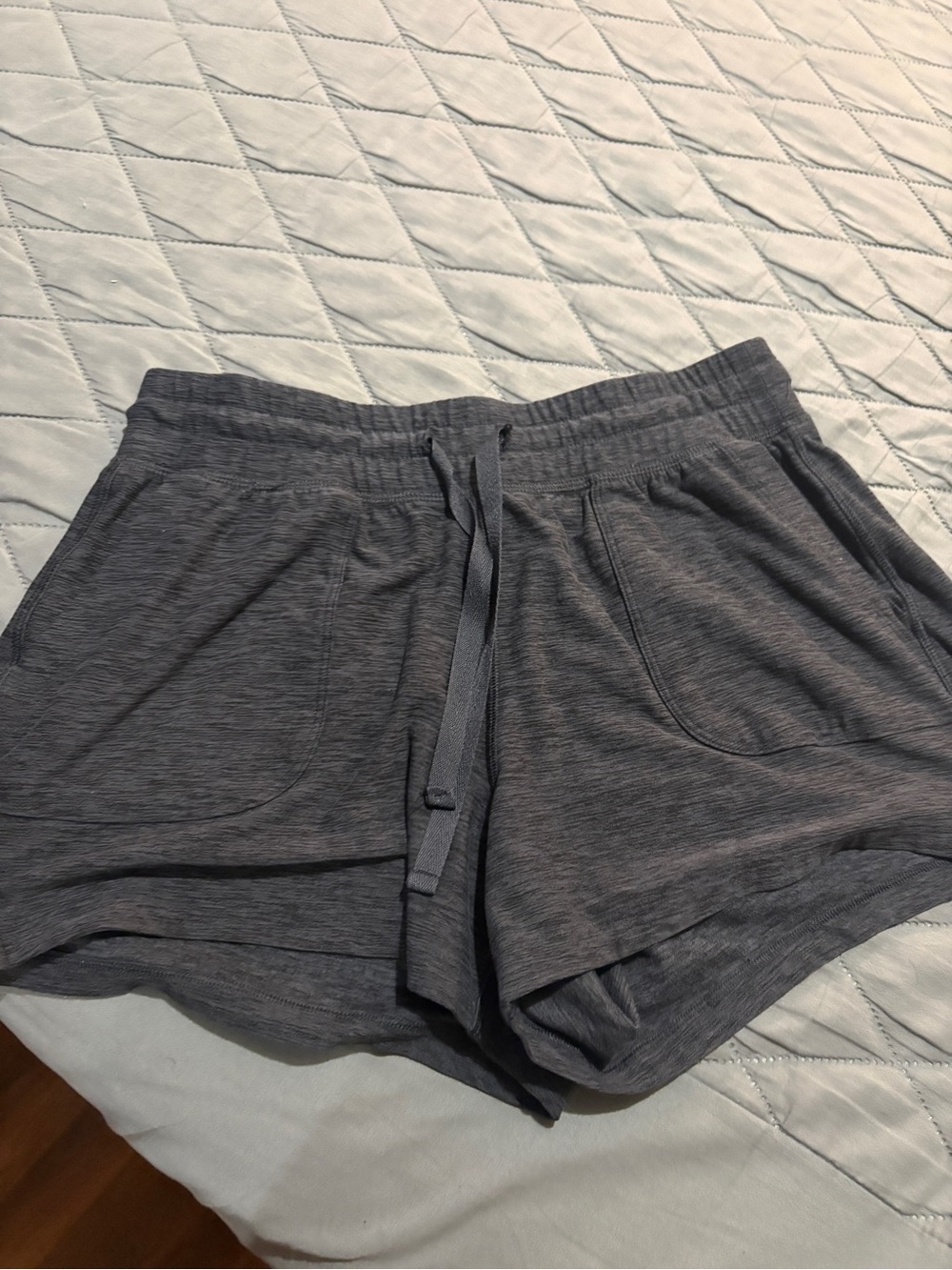 Women’s Casual Drawstring Shorts - Gray